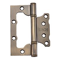 Петля LINDE HB-100 100*39 мм - AB старая бронза