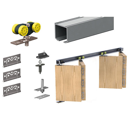 Раздвижная система VALCOMP Herkules PLUS HP2/40 длина 3 м на 4 полотна весом до 40 кг - Фото №10