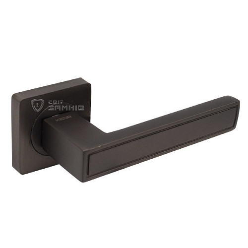 Ручки на розеті KEDR R08.348-AL Graffit графіт - Фото №3