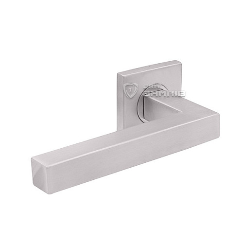 Ручки на розеті SHERLOCK SH 2033 нержавіюча сталь матова - Фото №3