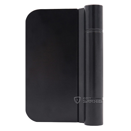 Завіс WALA WTB 8010441X для скляних дверей широкий матовий чорний - Фото №3