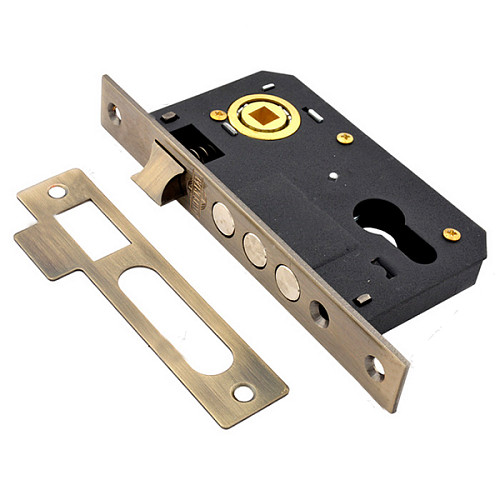 Механизм замка IMPERIAL 9011SR-3R (BS40*61,5мм) AB старая бронза - Фото №2