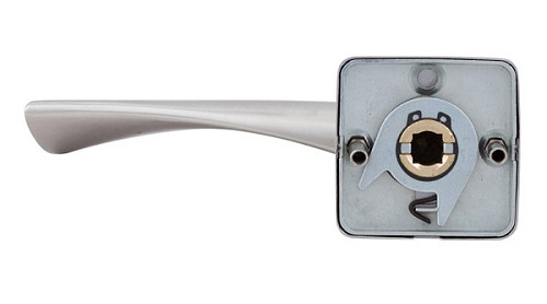 Ручки на розеті ROSTEX Milano H50 нержавіюча сталь матова - Фото №2