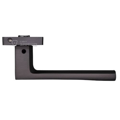 Ручки на розеті KEDR R08.144-AL Graffit графіт - Фото №3