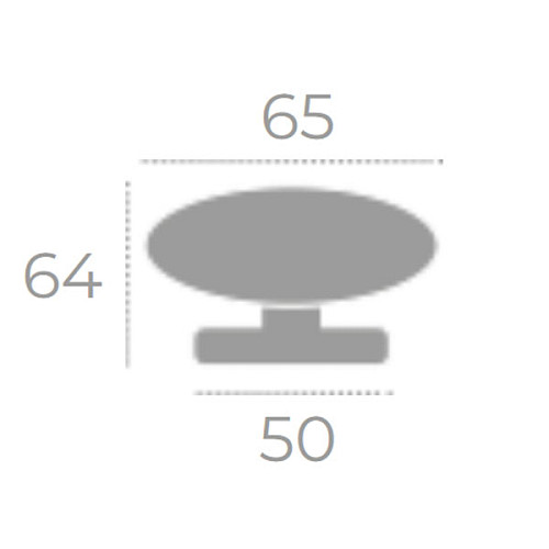 Ручка кноба FADEX Sagomato PO16 C02 фиксированная хром матовый - Фото №4