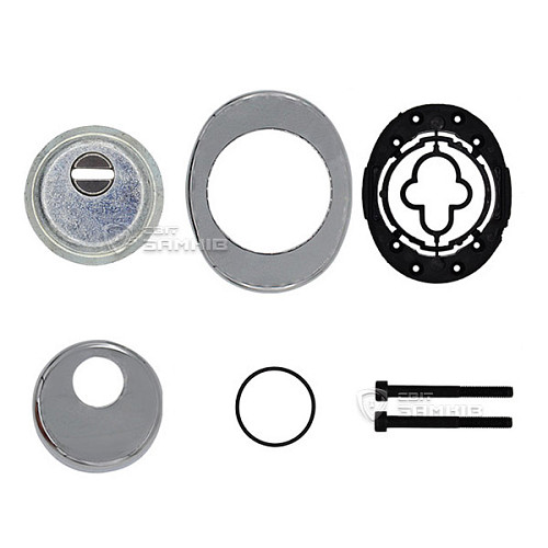 Протектор AZZI FAUSTO F23 ANT з юбкою 25 мм 85х70 хром  - Фото №4