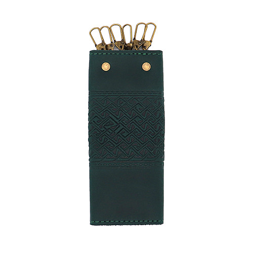 Ключниця ГЕРБ шкіряна 14 см бутилка - Фото №2