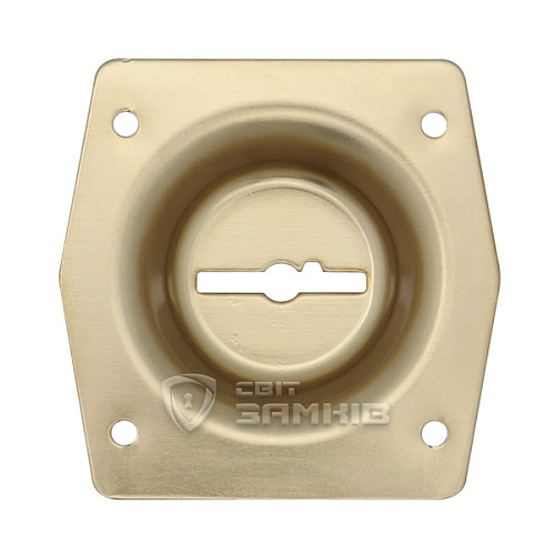 Декоративна накладка POTENT поглиблена сувальдна до накладних замків серії 900 бронза - Фото №2