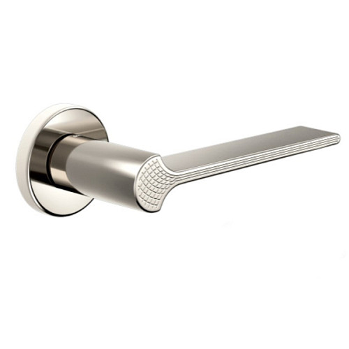 Ручки на розетте DND by MARTINELLI Ginko Biloba PVD никель - Фото №2