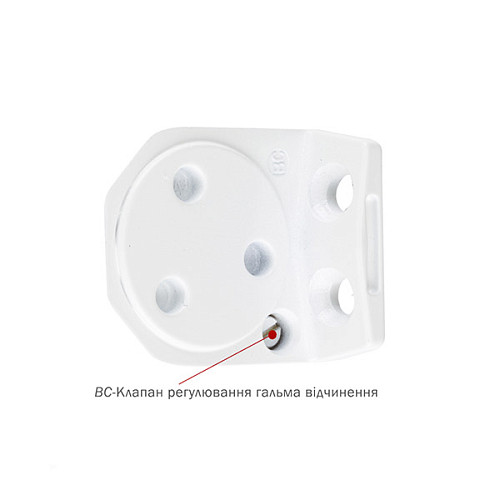 Дотягувач RYOBI DS-2005V BC STD HO з фіксацією до 100кг Блискучо білий - Фото №7