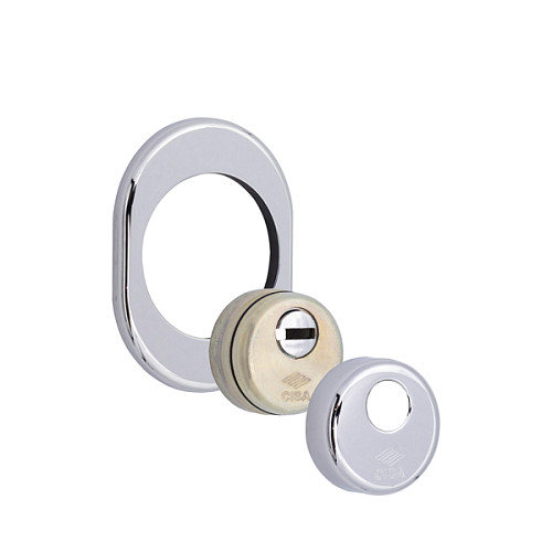 Протектор врізний CISA 06490.00.0.18 хром полірований - Фото №2