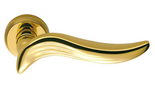 Ручки на розеті COLOMBO Piuma AR11 (CD79BZG-CD1003) полірована латунь - Фото №2