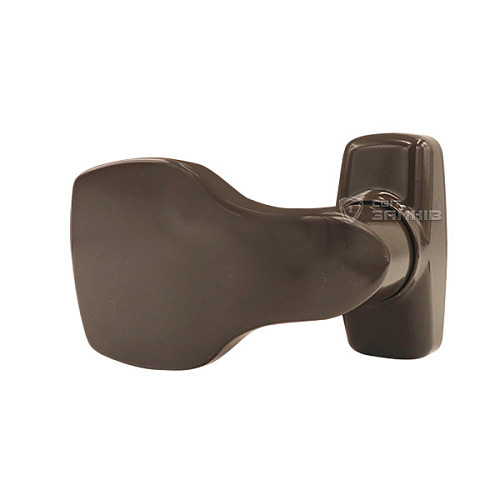 Ручки на розеті MEDOS Merkury фіксована-фіксована коричнева - Фото №5