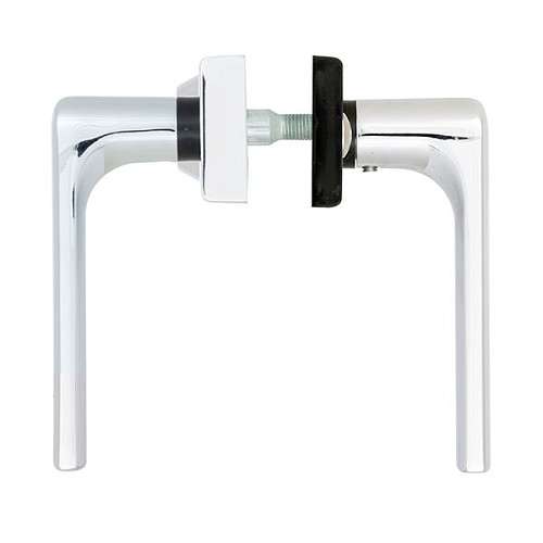 Ручки на планке с протектором ROSTEX R4 R 90мм (38-55мм) хром полированный - Фото №4