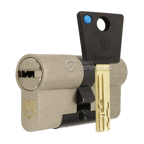 Цилиндр SHERLOCK HK 100 (50*50) никель сатин - Фото №1