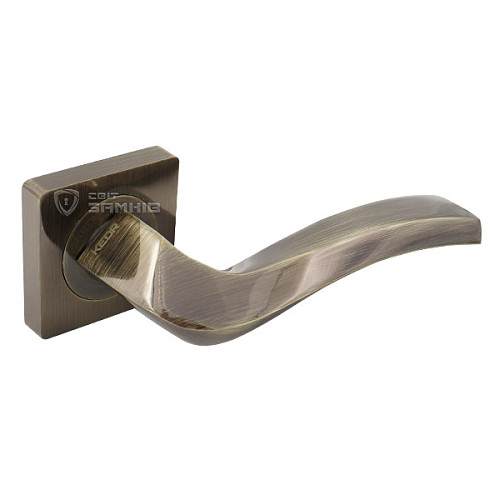 Ручки на розеті KEDR R08.160-AL AB бронза - Фото №4