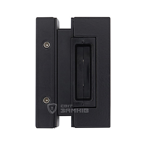 Зворотня планка WALA TAF1 для скла матовий чорний - Фото №4