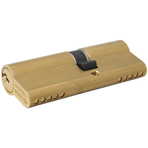 Циліндр CISA LL 08010 80 (35*45) латунь матова - Фото №3