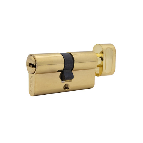 Цилиндр KEDR Brass 80T (45*35T) ZCG полированная латунь - Фото №2