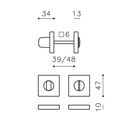 Вороток OLIVARI Verona Q CR хром глянцевый - Фото №2