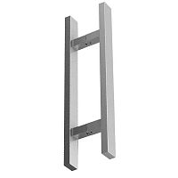 Ручки скобы MEDOS PR 1600/1200.90 (комплект) труба 40*20 нержавеющая сталь
