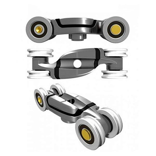 Розсувна система KOBLENZ 0500 довжина 2 м на 1 полотно до 80 кг з двостороннім дотягувачем - Фото №2