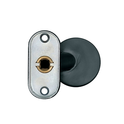 Ручки на розеті ABARO Lido FF фіксована-фіксована антрацит - Фото №3