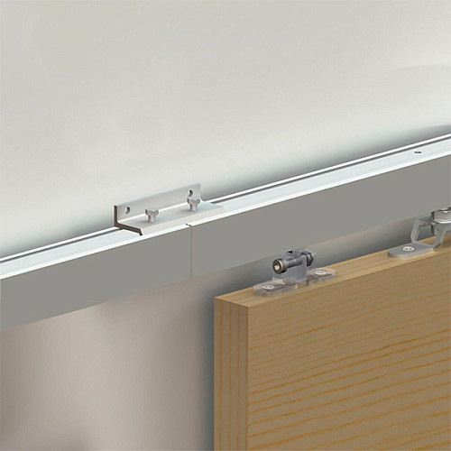 Настенный соединитель VALCOMP Herkules для двух направляющих Н2 для дверей до 25 мм. - Фото №2