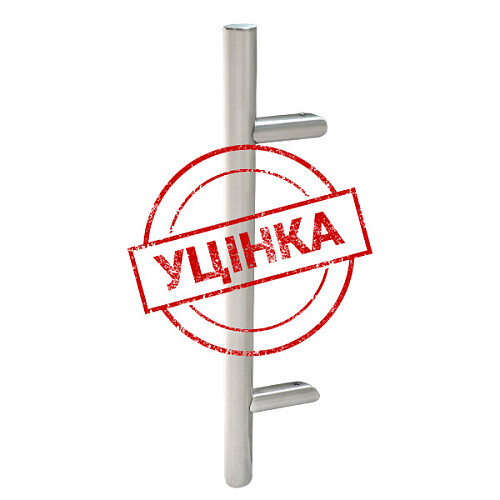 УЦЕНКА Ручка скоба ABELIX Aspen L: 1600mm X: 1200-45° 30mm SS нерж. сталь (половинка) - Фото №1