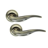 Ручки на розеті ARMADILLO Lora (BK6-1-ET-1) AB/SG бронза/матове золото