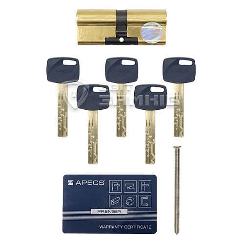 Циліндр APECS XR 90 (45*45) латунь матова  - Фото №3