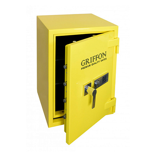 Сейф взломостойкий GRIFFON CLE III.80.E COMBI GLOSS YELLOW - Фото №2