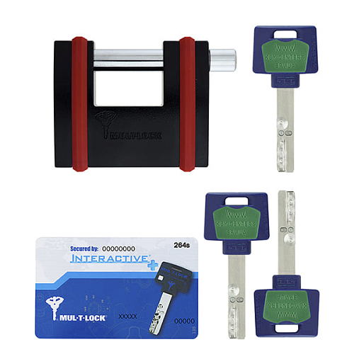 Замок навісний MUL-T-LOCK SBNE12 Interactive+ (3 ключа) - Фото №6