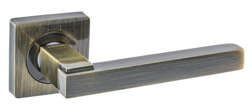 Ручки на розеті KEDR R08.103-AL AB бронза - Фото №2