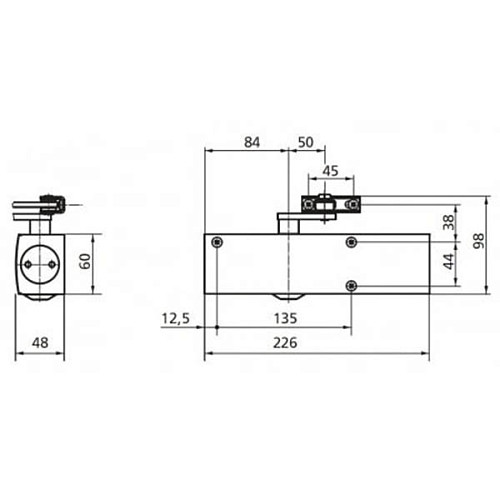 Дотягувач GEZE TS 2000 VBC STD HO з фіксацією до 100кг Білий - Фото №3