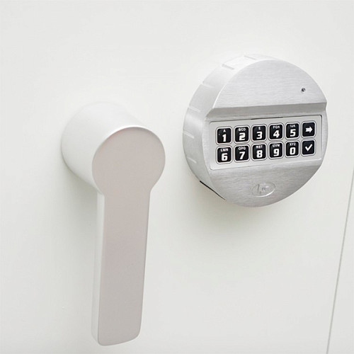 Сейф взломостойкий GRIFFON CLE I.90.E WHITE GLOSS - Фото №6