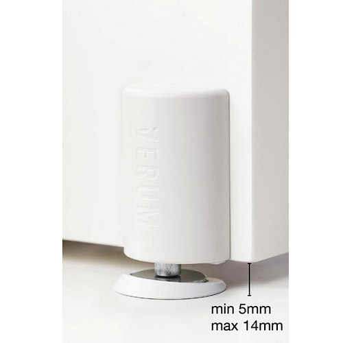  Стопор дверний прихований VERUM Stoppino X магнітний білий - Фото №5