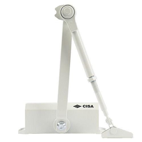 Дотягувач CISA 60471.03.0.45 STD HO з фіксацією до 80 кг білий - Фото №4