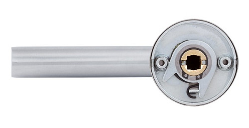 Ручки на розетте ROSTEX Cortina ES53 нержавеющая сталь матовая - Фото №3