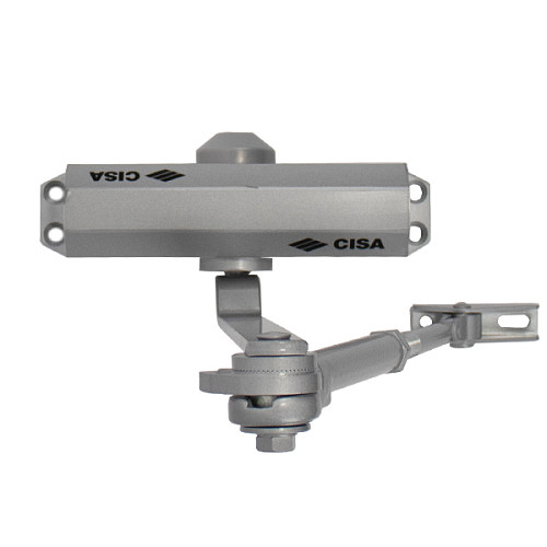 Дотягувач CISA 60471.03.0.97 STD HO з фіксацією до 80 кг сірий - Фото №2