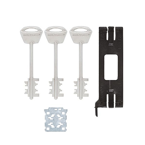 Механизм замка MUL-T-LOCK Matrix DFM10328M (BS65 * 85мм) хром полированный без об.планки - Фото №5