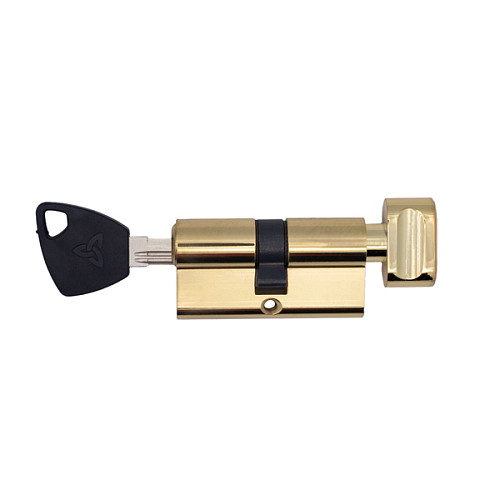 Цилиндр KEDR Brass 80T (45*35T) ZCG полированная латунь - Фото №5