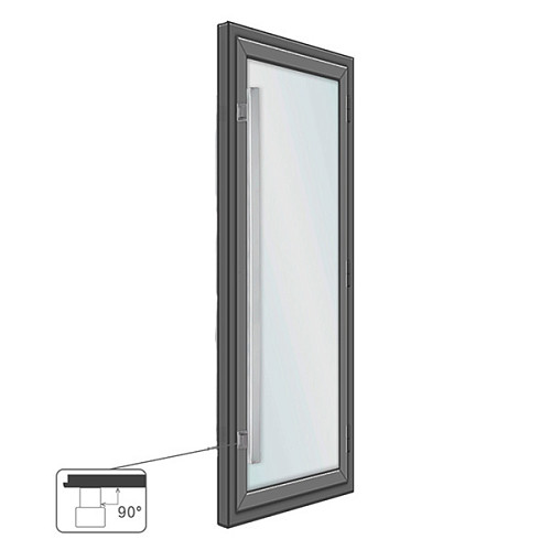 Ручка скоба ROSTEX Alfa 900/800 (половинка) нержавіюча сталь матова - Фото №4