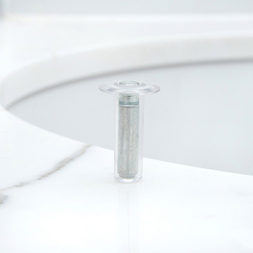 Стопор дверний прихований FANTOM PREMIUM магнітний прозорий - Фото №2