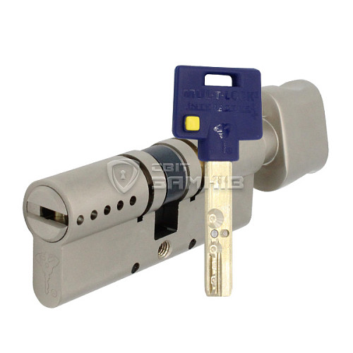 Циліндр MUL-T-LOCK MTL600/Interactive+ 100T (45*55T) нікель сатин - Фото №1