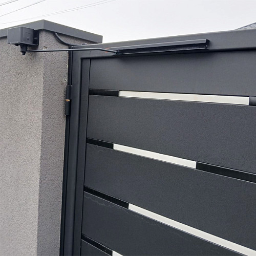 Дотягувач для хвіртки CISA C1310.11.1 пружинний до 55кг лівий чорний - Фото №14