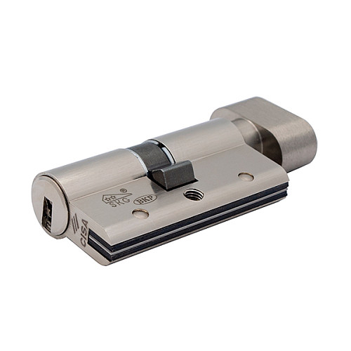 Циліндр CISA AP4 S 70T (30*40T) нікель матовий 3 ключі - Фото №3