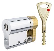 Циліндр половинка ABLOY Protec2 86,5 (76*10,5) хром полірований 3 ключа