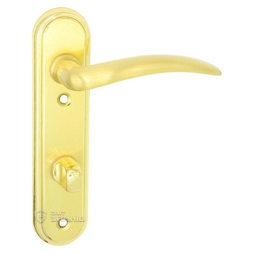 Ручки на планці Фінг к/п 72 WC OLV золото - Фото №2