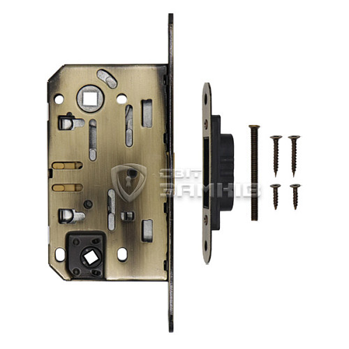 Механізм замка GAVROCHE GR96-M WC (BS50*96мм) магніт.язичок AB бронза - Фото №4